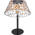 Solarleuchte Metall silberfarben 1xLED