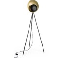 Stehleuchte Design gold Höhe 156