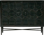 Sideboard Bequest 2 Türen Holz schwarz