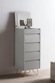 mutoni casual, Hochkommode weiss 45x110