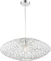 GLOBO ARYA Hängeleuchte Chrom, Aluminiumgeflecht, D:600, H:1200, exkl. 1xE27 60W 230V