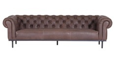 Sofa Zeta 3-Sitzer schoko