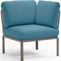 Nardi - Ecksessel ohne Armlehnen Komodo Dunkles Beige - Blau (135,5 x 78 x 78 cm)