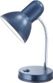 GLOBO BASIC Tischleuchte Chrom blau, Schalter, BxH:215x350, exkl. 1xE27 40W 230V - GLO