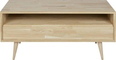 Retro TV Board Eiche Unbehandelt, Breite 100cm, Tygo Woood