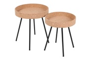 Beistelltisch Kork 45 (2er-Set)