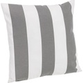 Garten Kissen Gestreift grau 43x43
