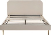 SalesFever Polsterbett, Beine Chrom goldfarben