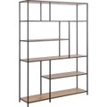 Regal Multiple Bronx Metall mit 4 Böden braun