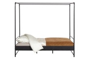 Himmelbett Bunk Metall schwarz 160x200