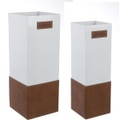 Schirmständer Urban Set (2-tlg) weiss