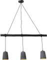 Kare Design, Hängeleuchte Dining Concrete Schwarz Tre