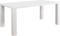 Salesfever, SalesFever - Esstisch 180 x 90 x 76 cm Weiss - Weiss