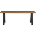 Esstisch Tablo Outdoor Holz FSC mit A-Beinen Metall 210x81