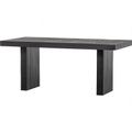 Esstisch Balk Mango schwarz 180x90