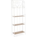 mutoni lifestyle, Gartenregal Guenda 4 Tablare weiss