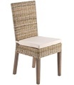 mutoni Garten, Gartenstuhl Rattan mit Kissen Tavira