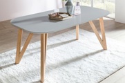 mutoni casual, Esstisch Eiche grau 120x80
