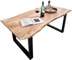 Esstisch Unique natur schwarz 180x90x2.6