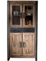 Vitrine Natural Factory natur antikschwarz 40x90