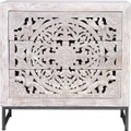 Sideboard Mykonos Mango vintage weiss grau 80