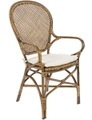Gartensessel mit Armlehne Edelina Honig