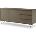 Sideboard matt dunkelgrau 160x40