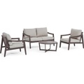 Sitzgruppe Sirenus coffee (4er-Set)
