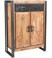mutoni living, Hochkommode Natural Factory natur antikschwarz 75x110