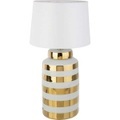 Tischlampe Honey Porzellan gold