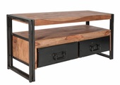 mutoni living, TV-Lowboard Natural Factory natur antikschwarz 112
