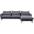 Ecksofa Monza Rechts grau 296