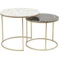 Kare Design, Beistelltisch Mystic Round Klein (2/Set)