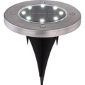 Solarleuchte Edelstahl 8xLED