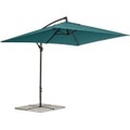 Garten Ampelschirm Texas 200x300 pfauenblau