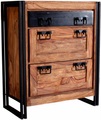 mutoni living, Schuhschrank Natural Factory natur antikschwarz