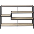 Regal Natur 114x33x78 schwarz