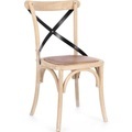 Stuhl Cross White Wash