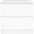 mutoni trend, Nachtkommode Hochglanz 50x40x52 weiss