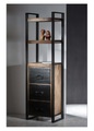mutoni living, Regal Natural Factory natur antikschwarz 60x200