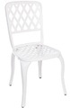 Aluminium Gartenstuhl Faenza weiss