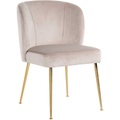 Richmond Interiors, Stuhl Cannon khaki gold gebürstet