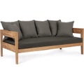 Gartensofa FSC 3-Sitzer natur