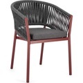 Garten Armlehnstuhl Florencia rot