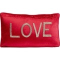 Kissen Beads Love rot 35x60