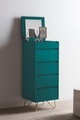 mutoni casual, Hochkommode blau 45x110