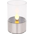 Solarleuchte Edelstahl 1xLED