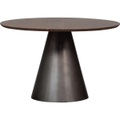Esstisch Maggie rund schwarz 120x120