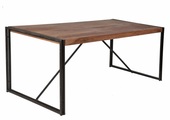 Esstisch Natural Factory natur antikschwarz 180x90
