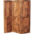 Paravent Rustic Mangoholz natur antik 150x3